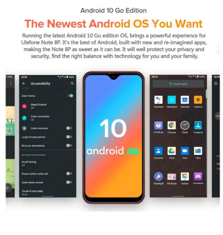 Ulefone Note 8P Android 10
