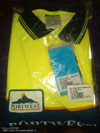 Portwest S174 - Zweifarbiges Baumwoll- Komfort Poloshir