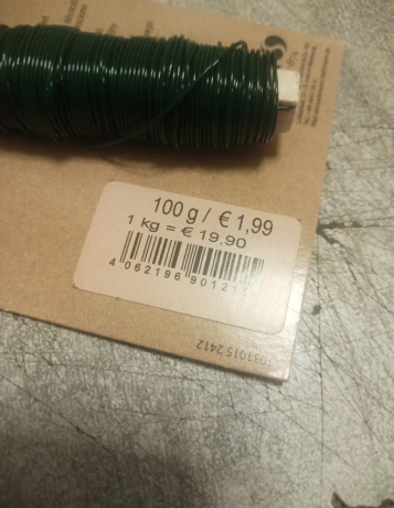 Basteldraht 5 stück craft wire