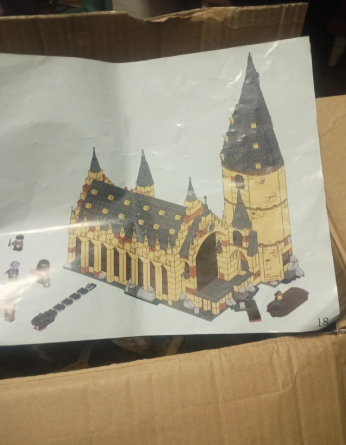 Benutzerdefinierte Hogwarts Great Hall Bausteine Spielzeug Set 926 Stück