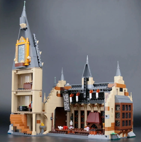 Benutzerdefinierte Hogwarts Great Hall Bausteine Spielzeug Set 926 Stück