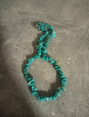 Turkis edelstein Splitterarmband