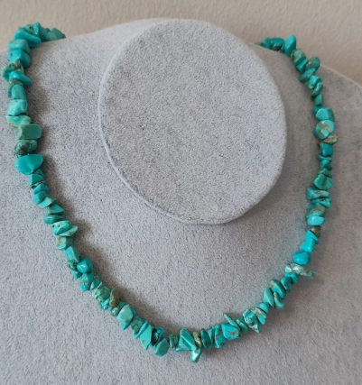 Turkis edelstein Splitterarmband