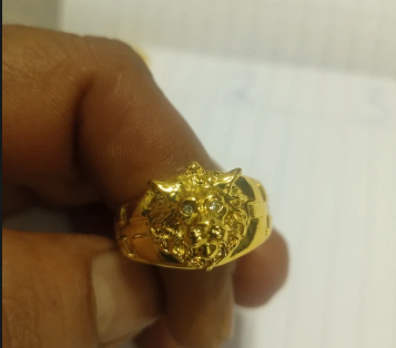 Löven kopf Ring