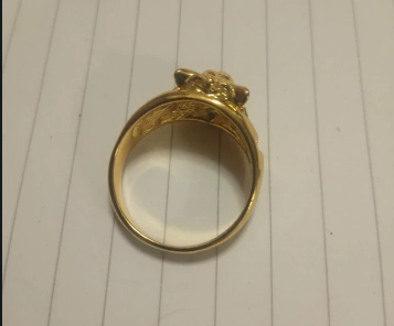 Löven kopf Ring