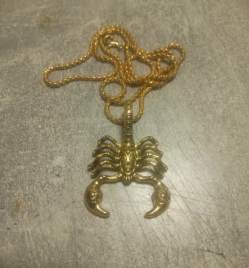 Scorpion halskette