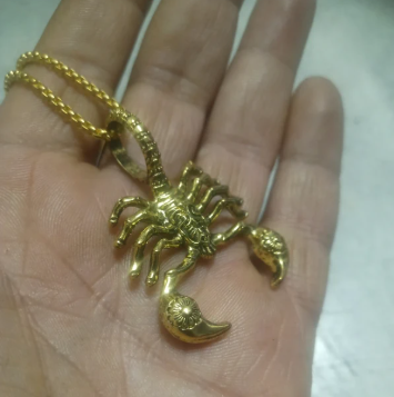 Scorpion halskette