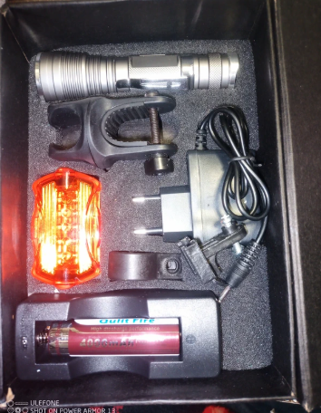 Taschen und fahrrad lampen