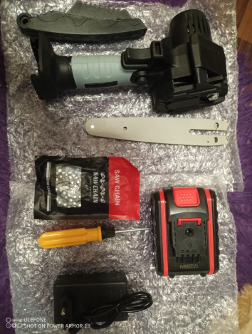 Kettensäge, 6 Zoll 21V Elektro-Kettensäge