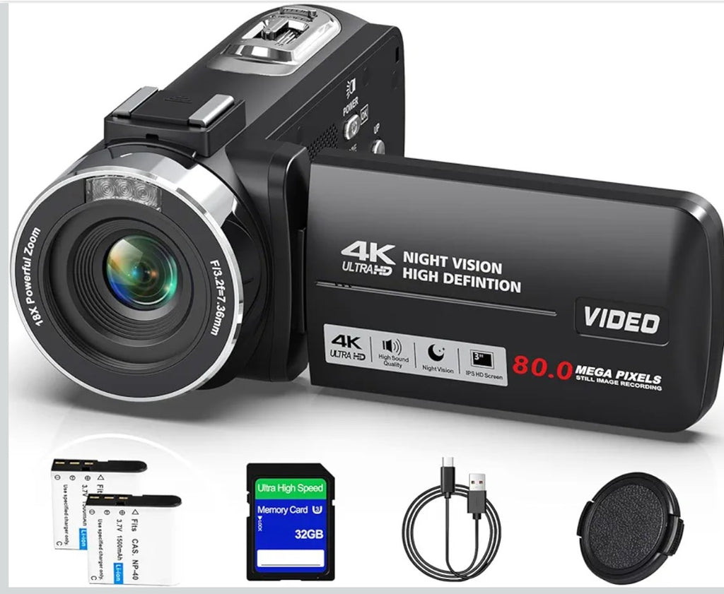 80 MP 4K-Camcorder Ultra-HD