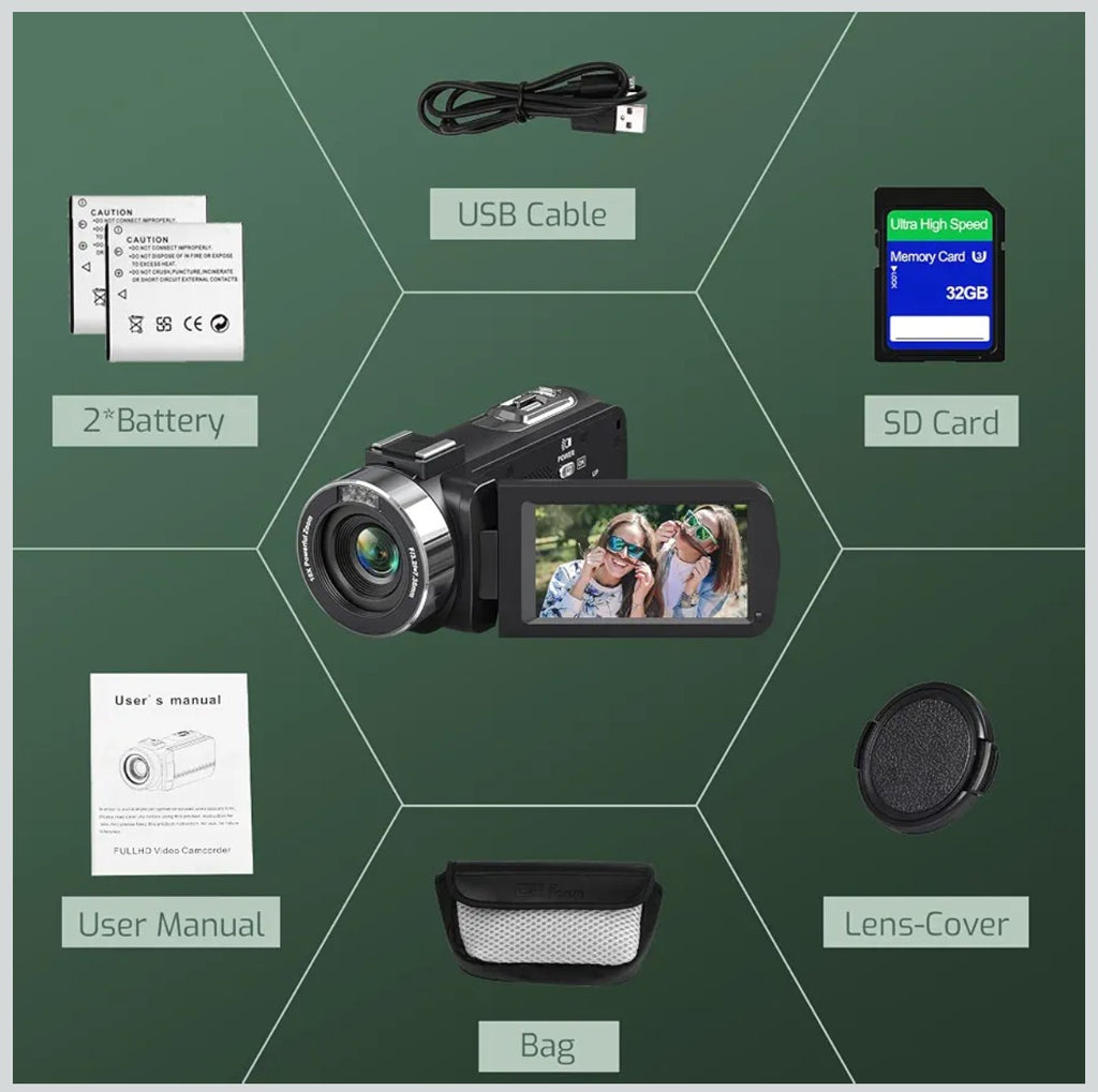 80 MP 4K-Camcorder Ultra-HD